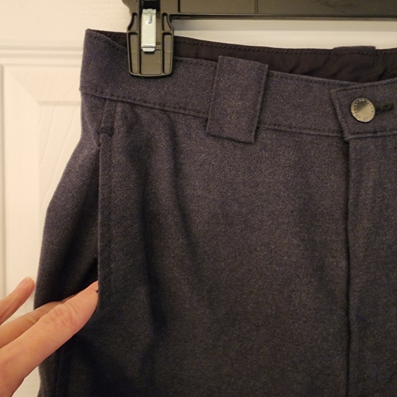 AG Adriano Goldschmied Tailored Devin Ultra Wide Leg Pants in Oxford Blue - Picture 7 of 16